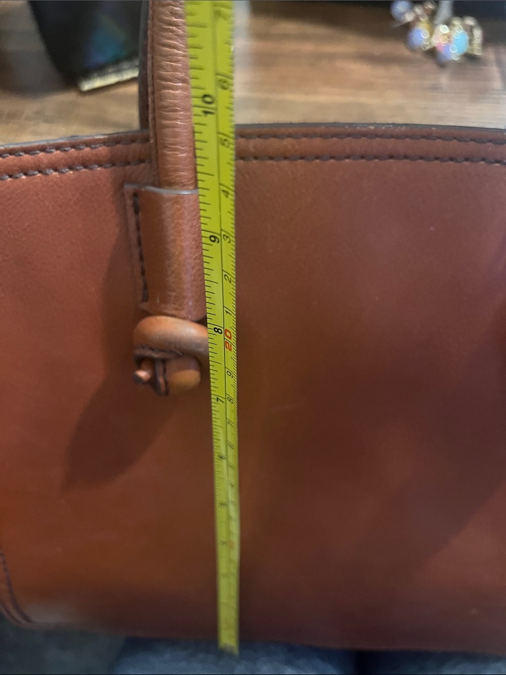 Vintage Fossil Skyler Leather Satchel in Cognac - Picture 17 of 17